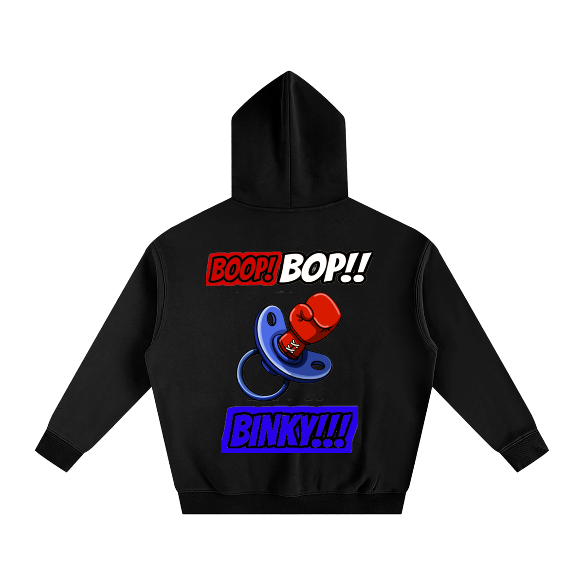 Boop Bop Binky Fleeced Hoodie