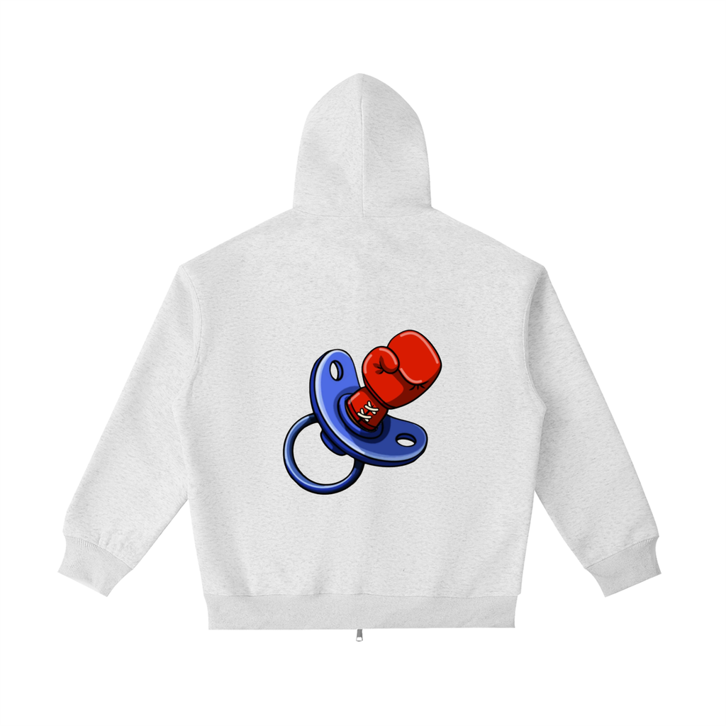COMIC STRIP BLANK Lil BUBBLES & BOX HOODIE.
