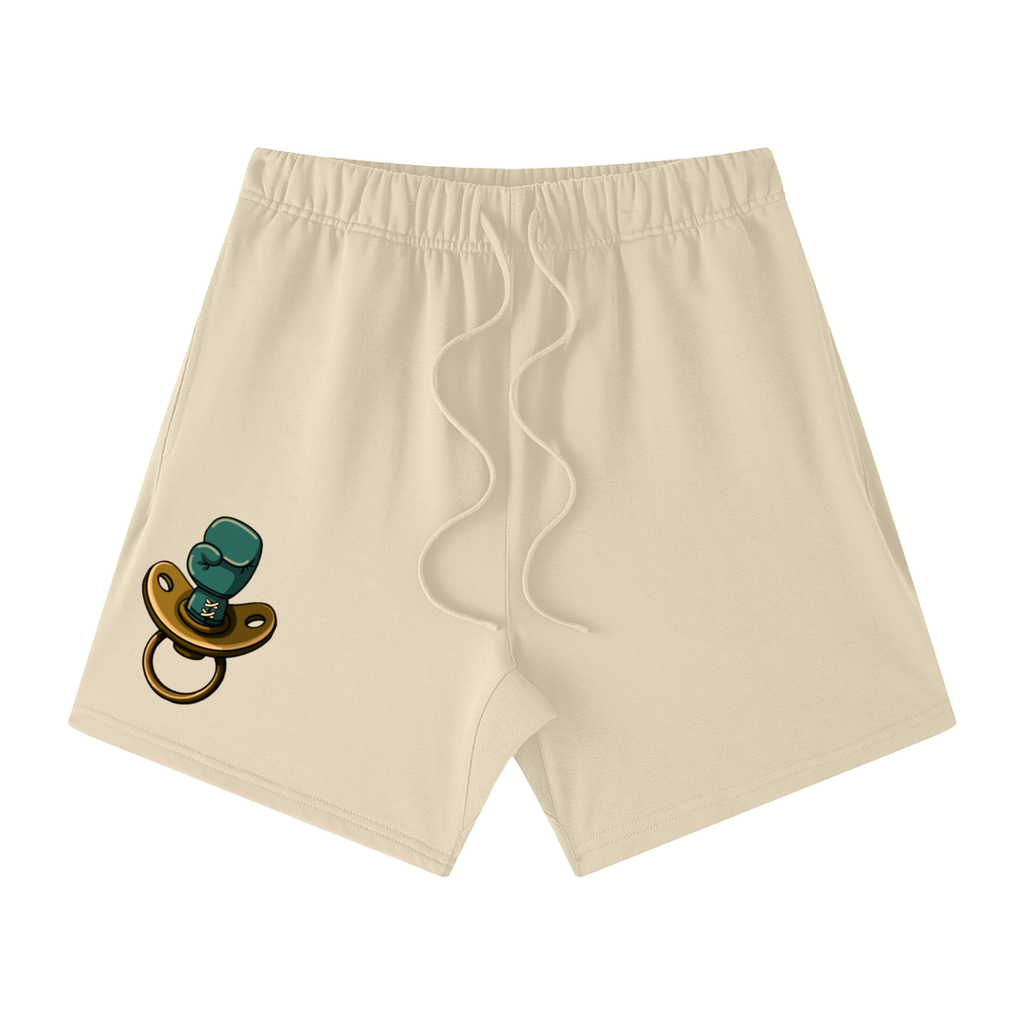 Boop Bop Earth Tone Loose Fit Cotton Shorts