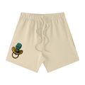 Boop Bop Earth Tone Loose Fit Cotton Shorts