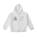 COMIC STRIP BLANK Lil BUBBLES & BOX HOODIE.